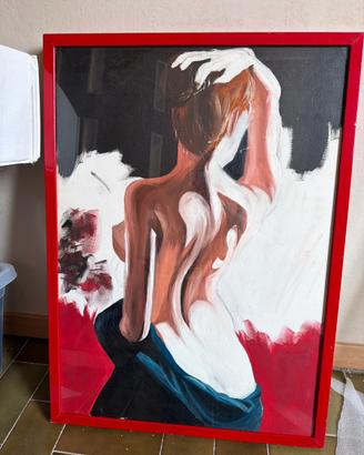 Dipinto moderno nudo femminile- 73 x 52