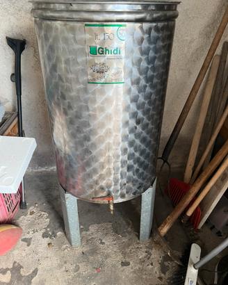 Silos botte acciaio inox 150 L