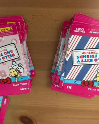 Lotto carte collezionabili Hello kitty and friends