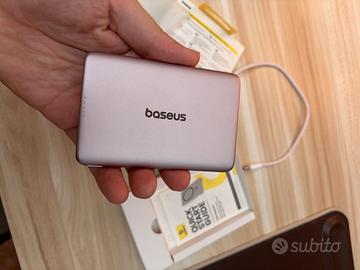 Baseus PicoGo AM41 Power Bank MagSafe 5000mAh Rosa