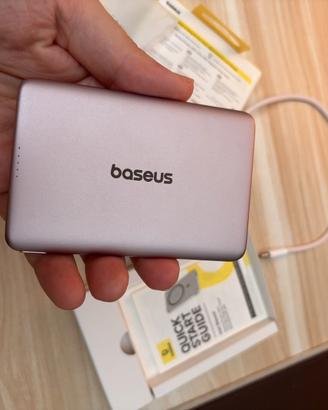 Baseus PicoGo AM41 Power Bank MagSafe 5000mAh Rosa