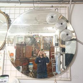 SPECCHIO TONDO CON VETRI