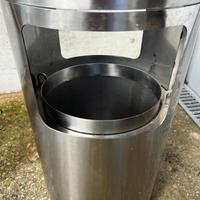 Pattumiera/bidone acciao inox casa bar ristorante