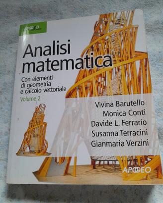 libro  ANALISI MATEMATICA 