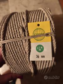 Matassa corda in fibra naturale 3,5 mm nuova