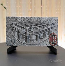 AC Milan – Quadretto Stadio San Siro in grigio