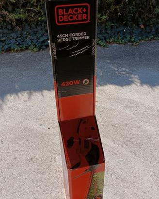 Tagliasiepi Black And Decker 420W con lama 45