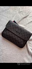Tracolla/marsupio gucci nero