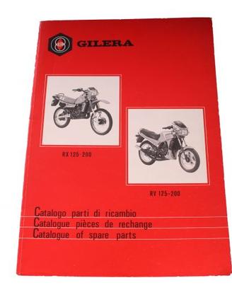 Catalogo ricambi Gilera RX RV 125 200