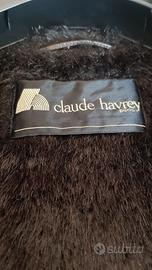 C. HAVREY Cappotto donna tg XL (46) interno visone