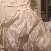 Vestito da sposa in shantung di seta