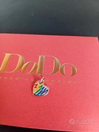 ciondolo cuore arcobaleno oro rosa dodo