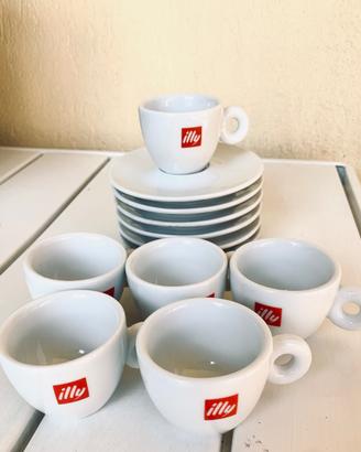 Tazzine + piattini Illy caffè espresso 60 pezzi