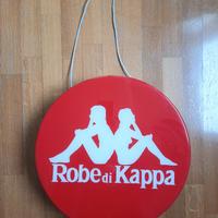Insegna luminosa Robe di Kappa vintage anni 80