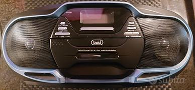 STEREO PORTATILE (TREVI) RADIO/CD/MP3/CASSETTE/USB