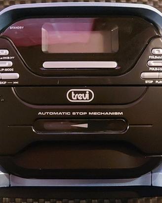 STEREO PORTATILE (TREVI) RADIO/CD/MP3/CASSETTE/USB