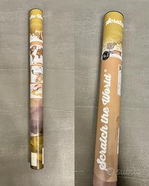 Mappa del mondo da grattare