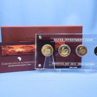 Gabon Prestige Set 2019 African Springbok SILVER