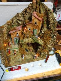 Presepe con pastori 