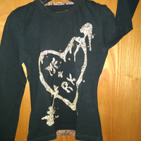 Maglietta nera e maculata Compagnia Italiana