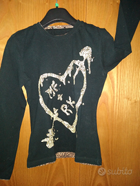 Maglietta nera e maculata Compagnia Italiana