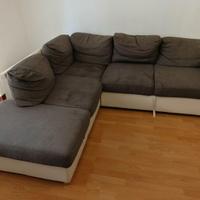 Divano letto angolare con contenitore