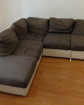 Divano letto angolare con contenitore