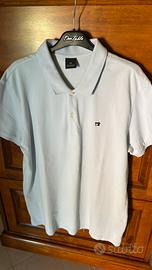 Polo uomo celeste