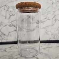 barattolo vetro e tappo in sughero