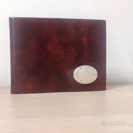 album foto in pelle e argento