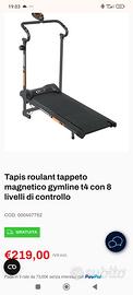 Tapis roulant magnetico Gym Life T4