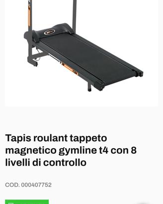 Tapis roulant magnetico Gym Life T4