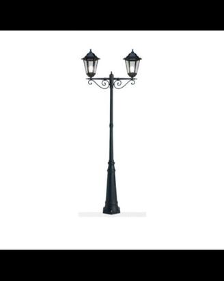 N.2 Lampioni da giardino a 2 luci Made in Italy