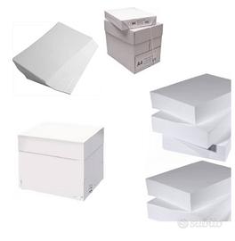  5 pacchi carta A4 500 fogli 80gr nuovi.