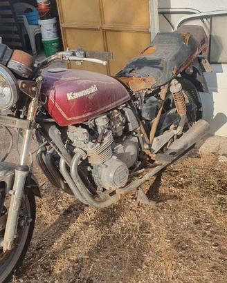 Kawasaki 750 d'epoca 