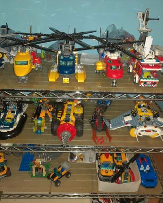 Collezione lego originali police,jurassic,pompieri