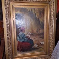 dipinto antico ungherese 