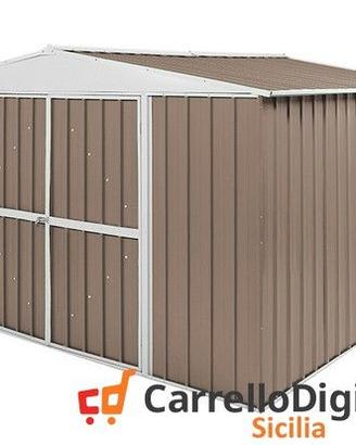 Box in Acciaio da giardino 360x345cm tortora