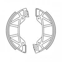 Coppia ceppi freno per mozzo Grimeca 125 x 25 dopp