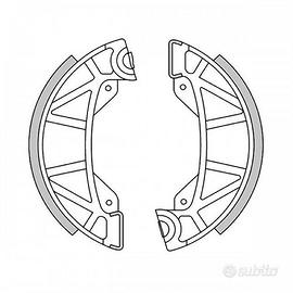 Coppia ceppi freno per mozzo Grimeca 125 x 25 dopp