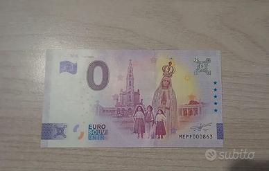 Banconota da 0 euro Portogallo Fátima 2023