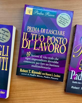 3 libri di Robert Kiyosaki - best seller