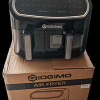 FRIGGITRICE AD ARIA DOPPIO CESTELLO 10L...NUOVA...