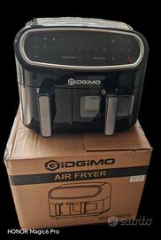 FRIGGITRICE AD ARIA DOPPIO CESTELLO 10L...NUOVA...