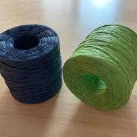 Rafia colorata non sintetica