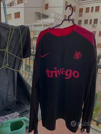 tuta chelsea nera e rosa 24/25