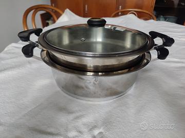 pentola bistecchiera AMC in acciaio 18 /10