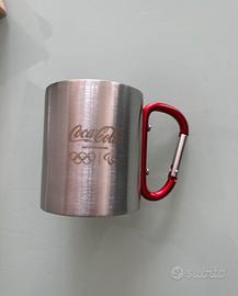 Coca-Cola olimpiadi tazza in metallo da trekking