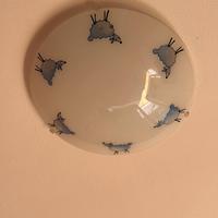 Plafoniera stampa pecore X 2 pezzi