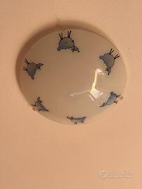 Plafoniera stampa pecore X 2 pezzi